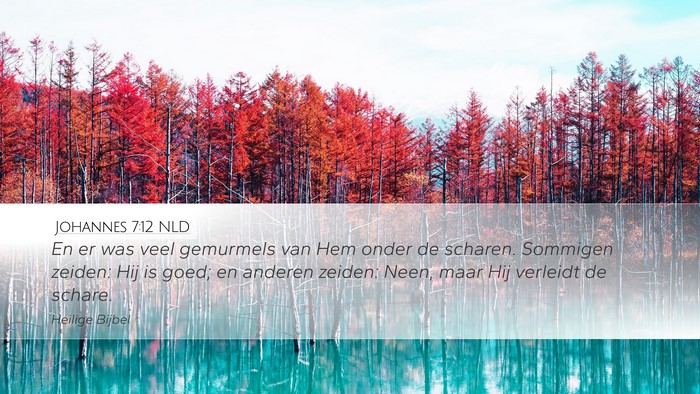 Johannes 7:12 NLD Bible Verse Image