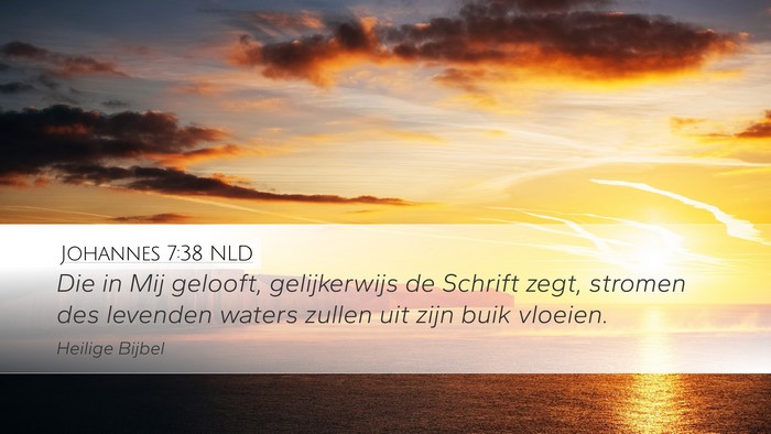Johannes 7:38 NLD Bible Verse Image