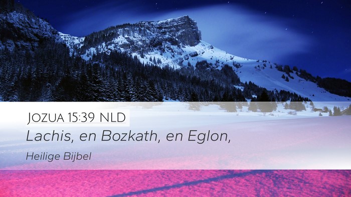 Jozua 15:39 NLD Bible Verse Image