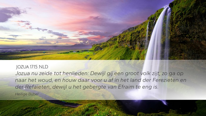 Jozua 17:15 NLD Bible Verse Image