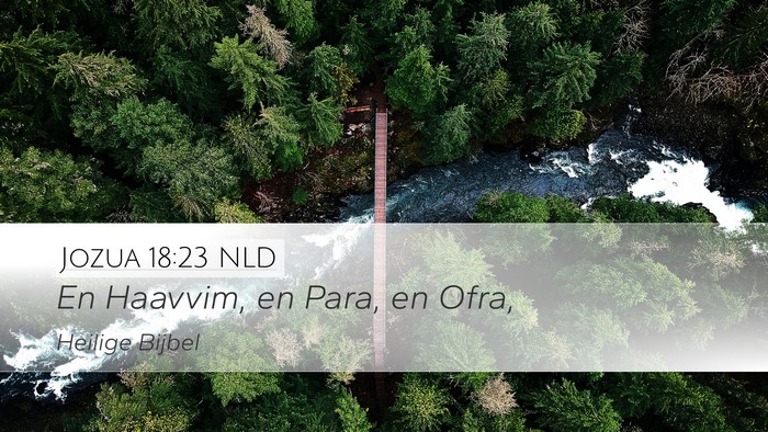 Jozua 18:23 NLD Bible Verse Image