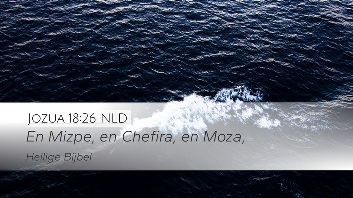 Jozua 18:26 NLD Bible Verse Image