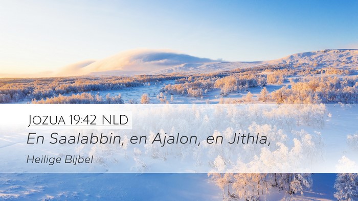 Jozua 19:42 NLD Bible Verse Image