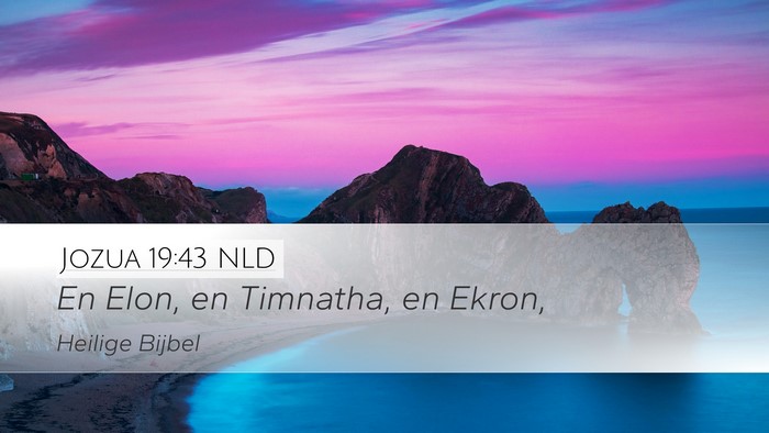 Jozua 19:43 NLD Bible Verse Image