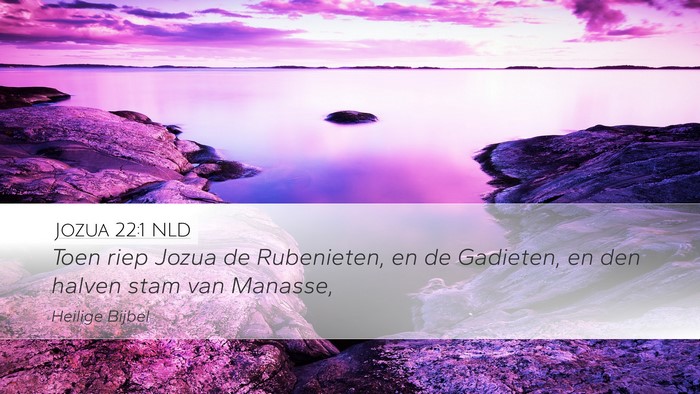 Jozua 22:1 NLD Bible Verse Image