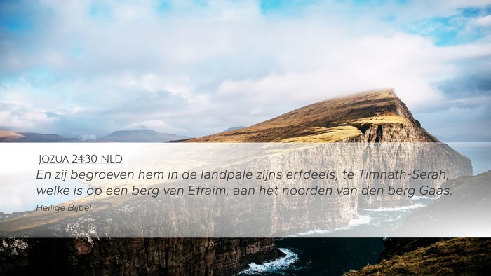 Jozua 24:30 NLD Bible Verse Image
