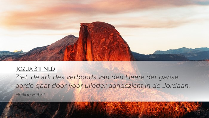 Jozua 3:11 NLD Bible Verse Image