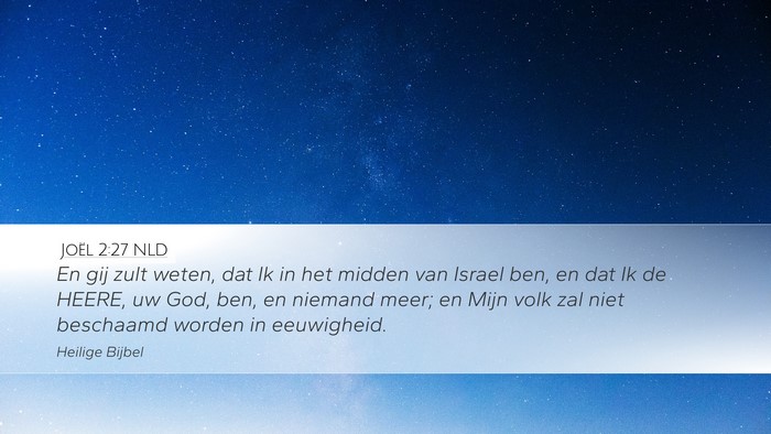 Joël 2:27 NLD Bible Verse Image
