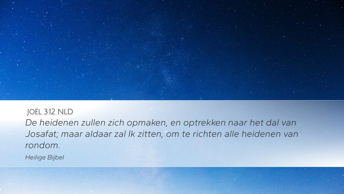 Joël 3:12 NLD Bible Verse Image