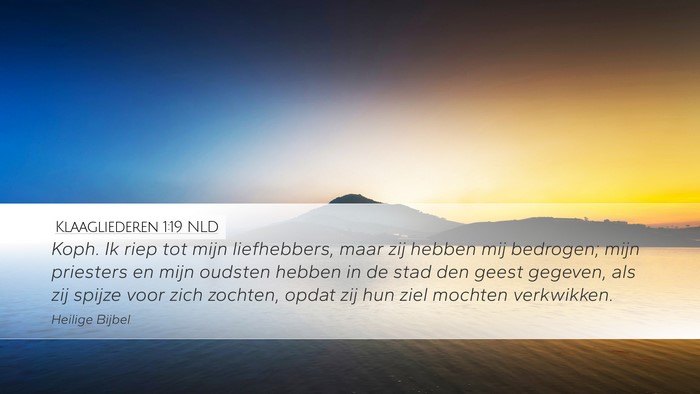 Klaagliederen 1:19 NLD Bible Verse Image