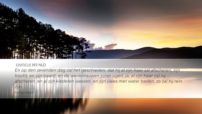 Leviticus 14:9 NLD Bible Verse Image