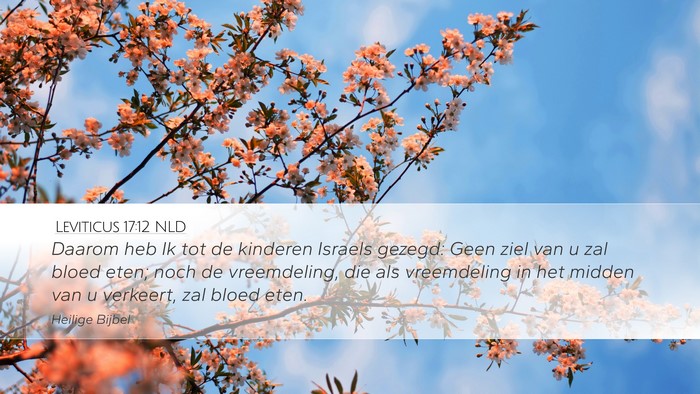Leviticus 17:12 NLD Bible Verse Image