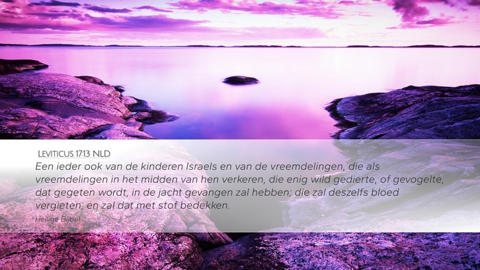 Leviticus 17:13 NLD Bible Verse Image