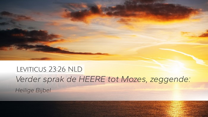 Leviticus 23:26 NLD Bible Verse Image