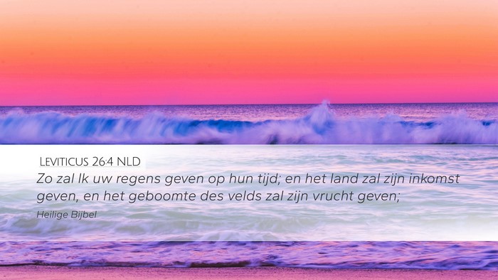 Leviticus 26:4 NLD Bible Verse Image