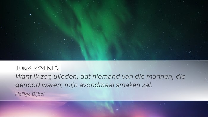 Lukas 14:24 NLD Bible Verse Image