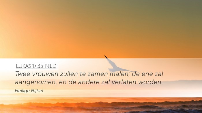 Lukas 17:35 NLD Bible Verse Image