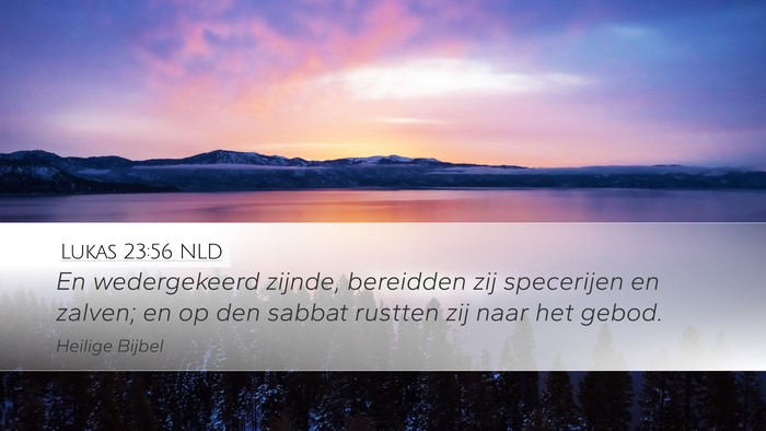Lukas 23:56 NLD Bible Verse Image