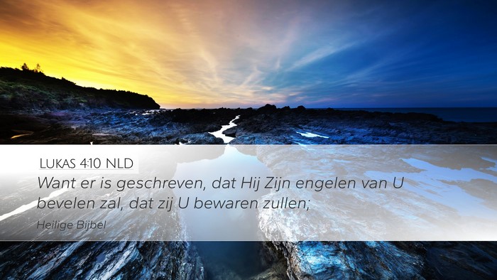 Lukas 4:10 NLD Bible Verse Image