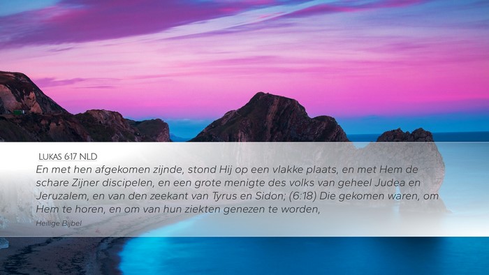 Lukas 6:17 NLD Bible Verse Image