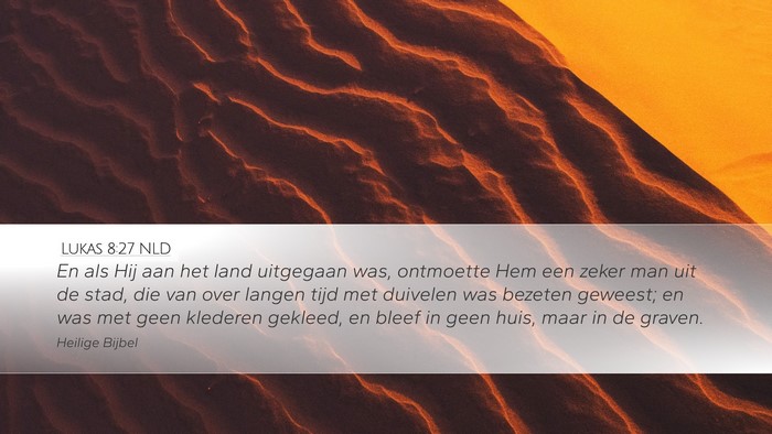 Lukas 8:27 NLD Bible Verse Image