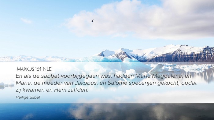 Markus 16:1 NLD Bible Verse Image