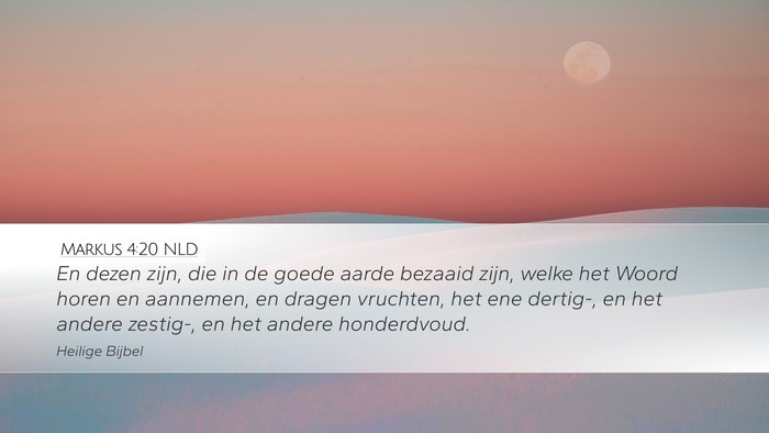 Markus 4:20 NLD Bible Verse Image