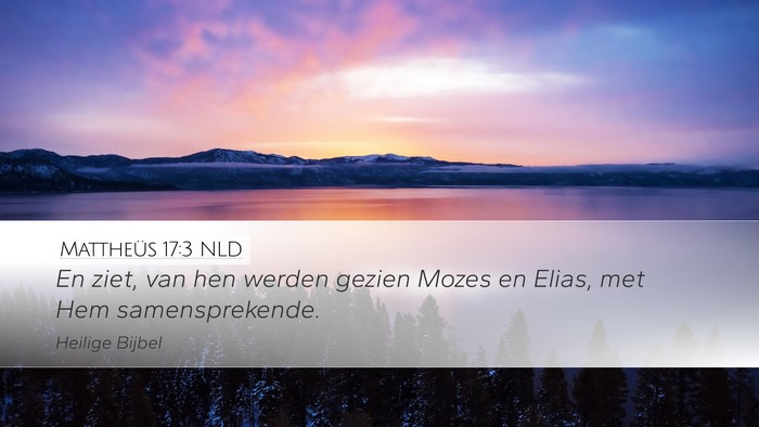 Mattheüs 17:3 NLD Bible Verse Image
