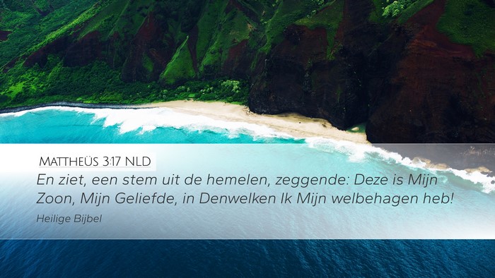 Mattheüs 3:17 NLD Bible Verse Image
