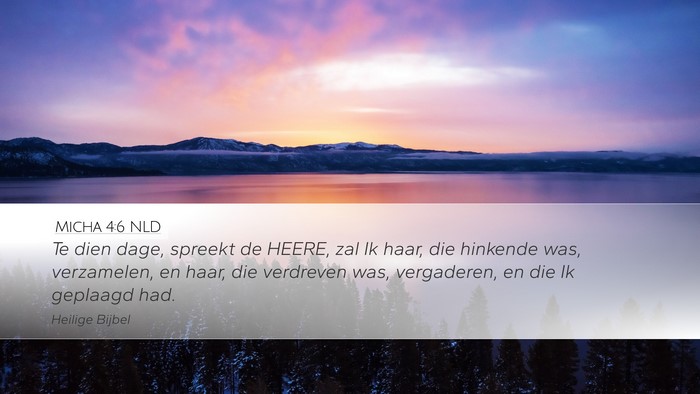Micha 4:6 NLD Bible Verse Image