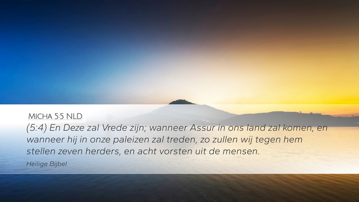 Micha 5:5 NLD Bible Verse Image