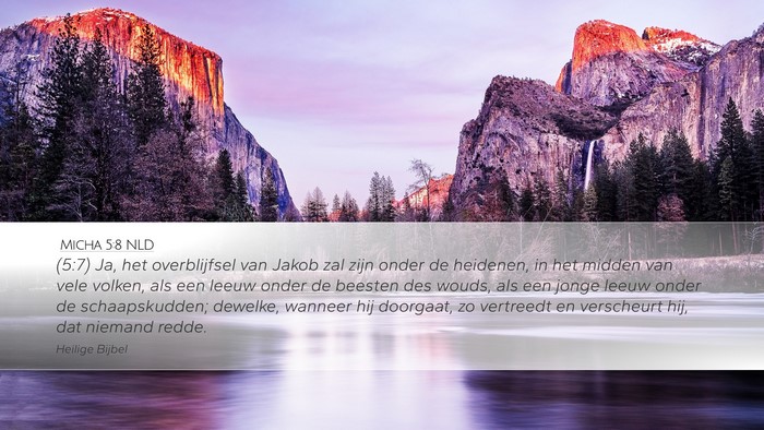 Micha 5:8 NLD Bible Verse Image