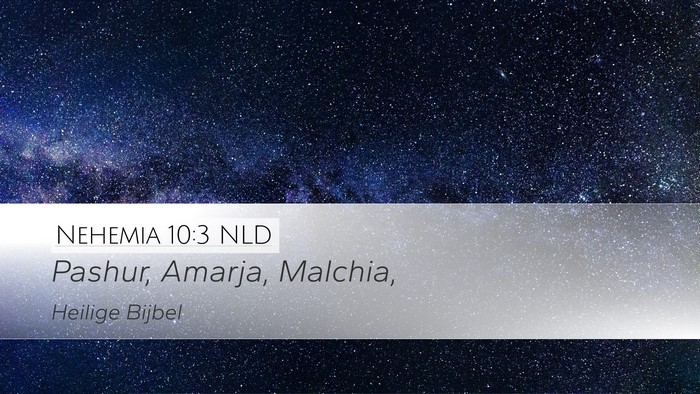 Nehemia 10:3 NLD Desktop Wallpaper - Pashur, Amarja, - Desktop Bible Verse Wallpaper