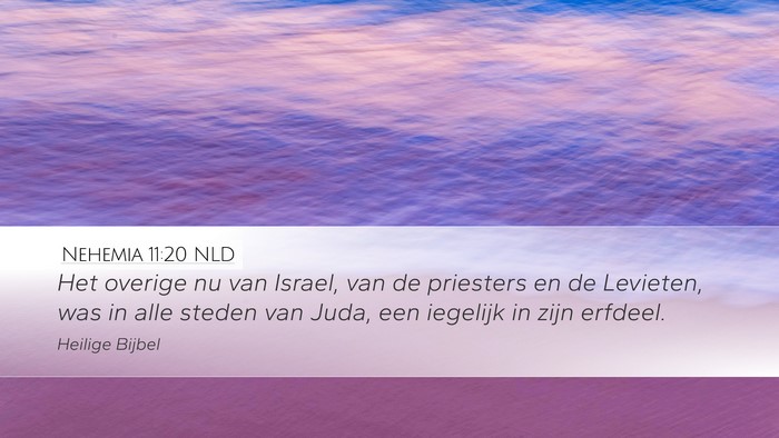 Nehemia 11:20 NLD Bible Verse Image
