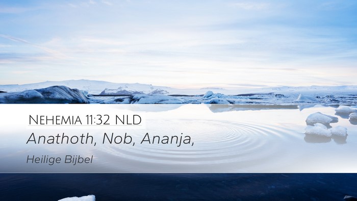 Nehemia 11:32 NLD Bible Verse Image