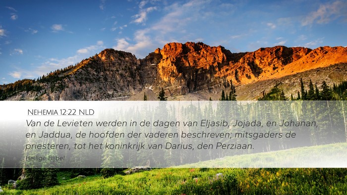 Nehemia 12:22 NLD Bible Verse Image