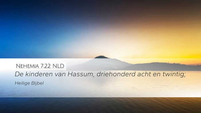 Nehemia 7:22 NLD Bible Verse Image