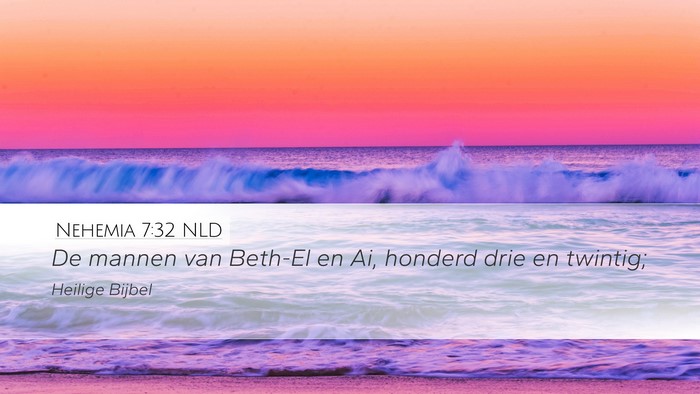Nehemia 7:32 NLD Bible Verse Image