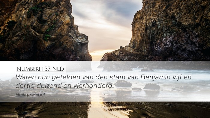 Numberi 1:37 NLD Bible Verse Image