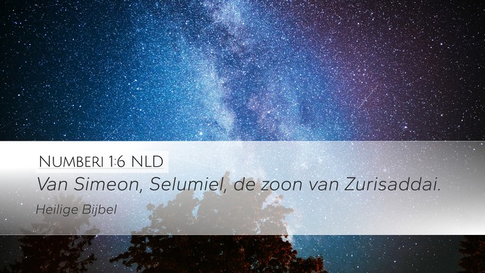 Numberi 1:6 NLD Bible Verse Image