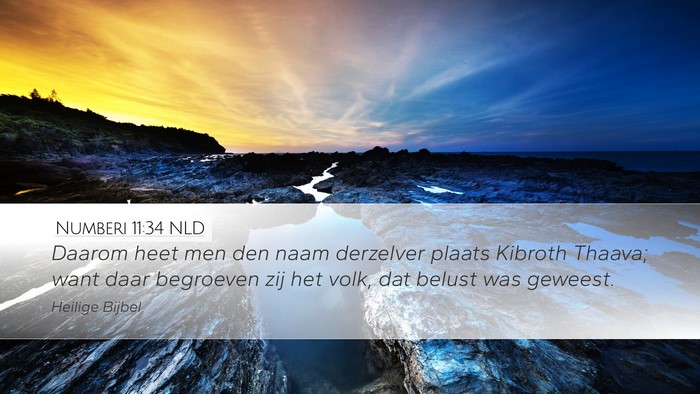 Numberi 11:34 NLD Bible Verse Image