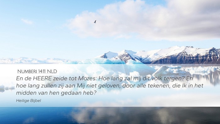 Numberi 14:11 NLD Bible Verse Image