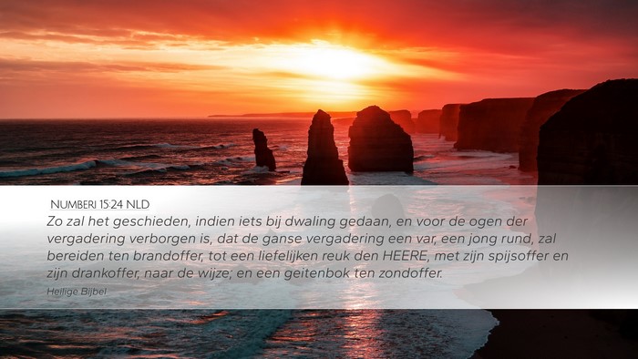 Numberi 15:24 NLD Bible Verse Image