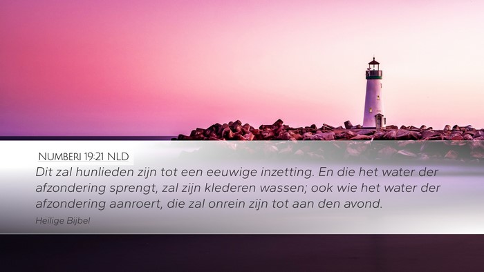 Numberi 19:21 NLD Desktop Wallpaper - Dit zal hunlieden zijn tot een eeuwige inzetting. - Desktop Bible Verse Wallpaper