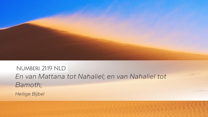 Numberi 21:19 NLD Bible Verse Image