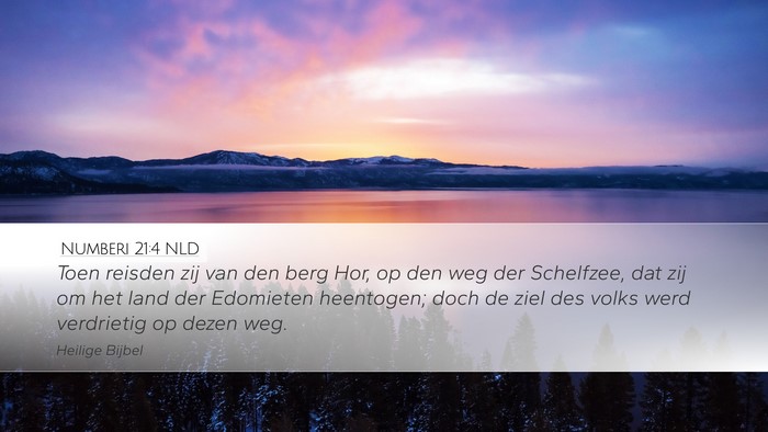 Numberi 21:4 NLD Bible Verse Image