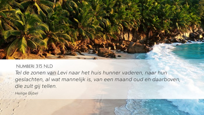 Numberi 3:15 NLD Bible Verse Image
