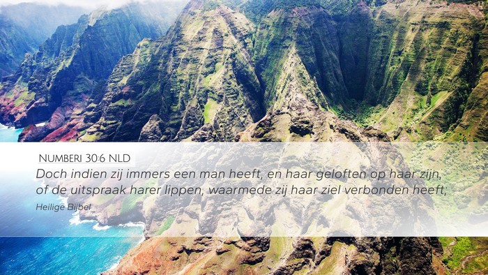 Numberi 30:6 NLD Desktop Wallpaper - Doch indien zij immers een man heeft, en haar - Desktop Bible Verse Wallpaper