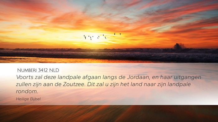 Numberi 34:12 NLD Bible Verse Image