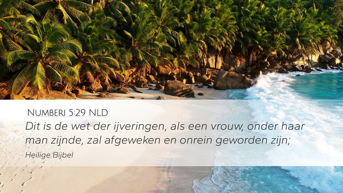 Numberi 5:29 NLD Bible Verse Image